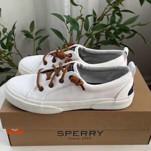 Sperry Women's Pier Wave LTT in White Sneakers